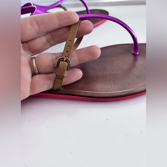 🌟🌟Sergio Rossi Multicolored Rubber Gladiator Sandals – Size 8.5🌟🌟 - Picture 7 of 11